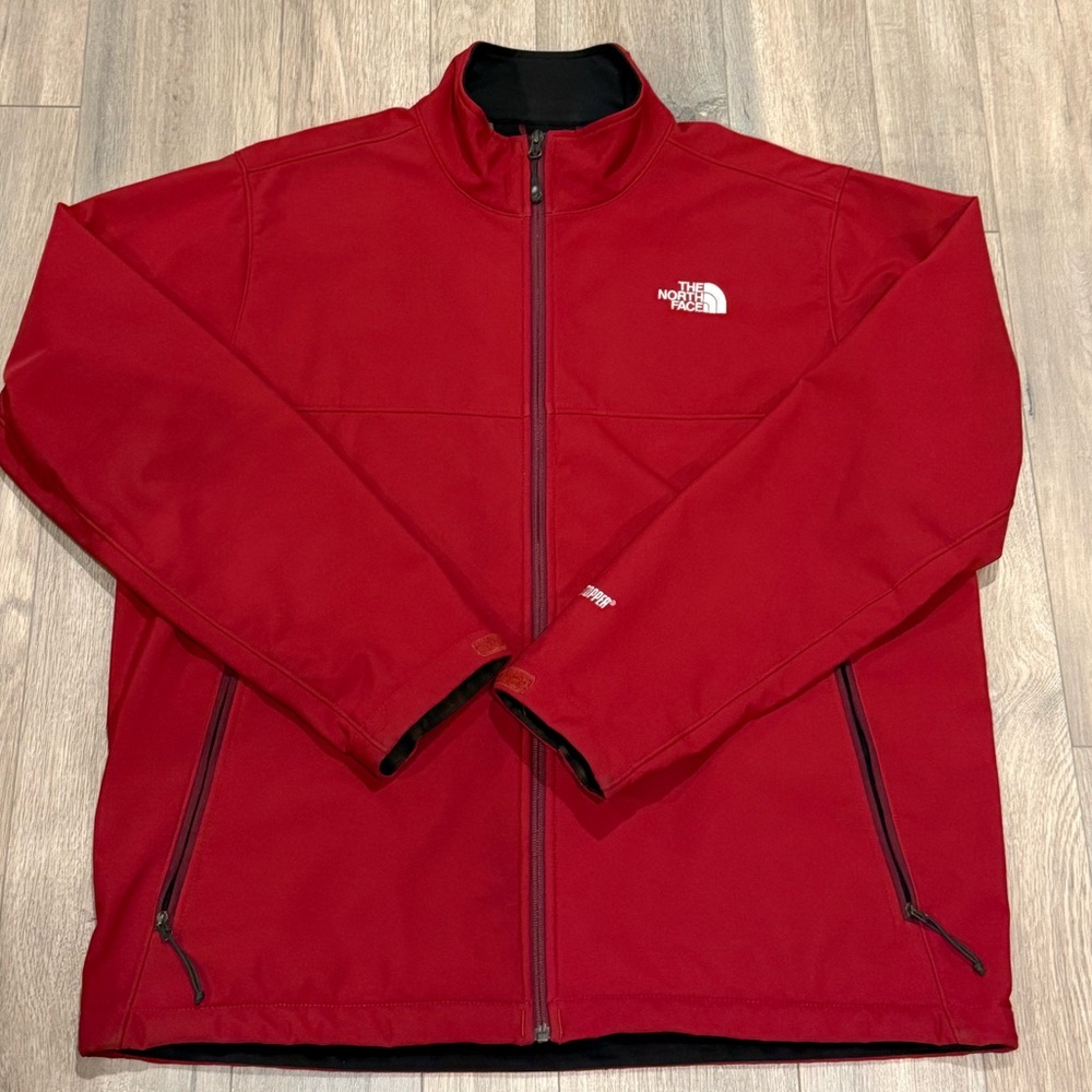 Mens North Face Bold Red Performance Jacket